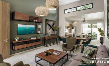 Casa en venta de 1 piso y 3 recámaras a 300 del mar en Chelem Yucatán - Preventa diciembre 2026