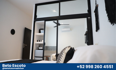Hermosa casa boutique de 3 recámaras en Tulum centro.