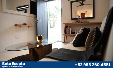 Hermosa casa boutique de 3 recámaras en Tulum centro.