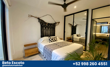 Hermosa casa boutique de 3 recámaras en Tulum centro.