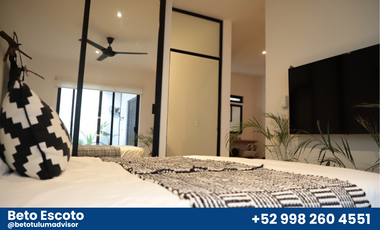 Hermosa casa boutique de 3 recámaras en Tulum centro.