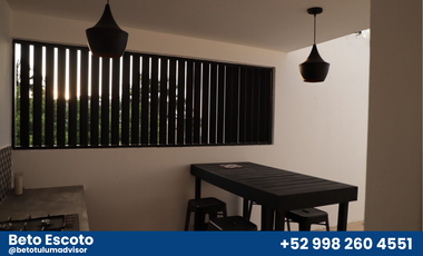 Hermosa casa boutique de 3 recámaras en Tulum centro.