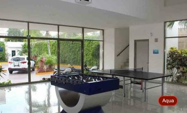 Casa con dos terrazas planta baja y rooftop, alberca privada, venta, Huayacan Cancun.