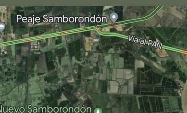 Venta 2 lotes, 7.77 Has C/u. Nuevo Samborondon, junto Proyecto Santiago