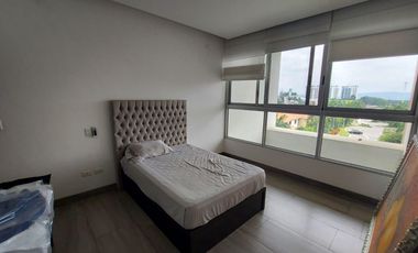 Samborondon, Se renta hermoso departamento 3 dormitorios amoblado con vista al rio