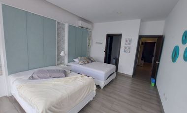 Samborondon, Se renta hermoso departamento 3 dormitorios amoblado con vista al rio