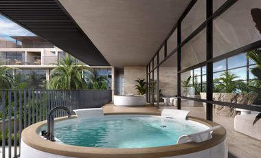 Penthouse con alberca, gym, venta en Playacar, Playa del Carmen.