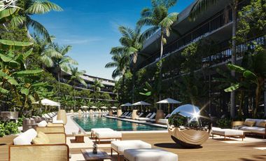 Penthouse con alberca, gym, venta en Playacar, Playa del Carmen.
