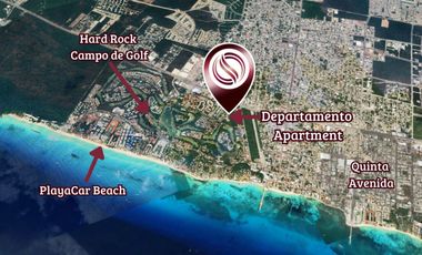 Penthouse con alberca, wellness Spa, venta en Playacar, Playa del Carmen.