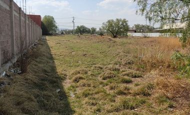terreno en venta sobre la mexico pachuca libre, entrada a tizayuca con escrituras y servicios
