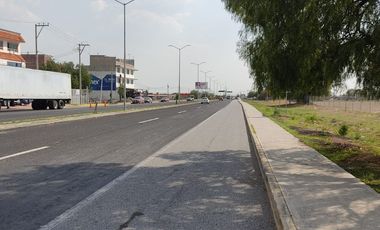 terreno en venta sobre la mexico pachuca libre, entrada a tizayuca con escrituras y servicios