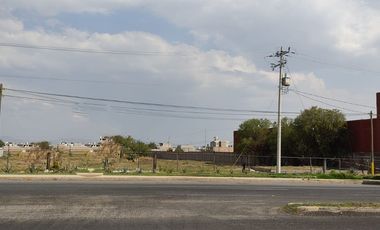 terreno en venta sobre la mexico pachuca libre, entrada a tizayuca con escrituras y servicios