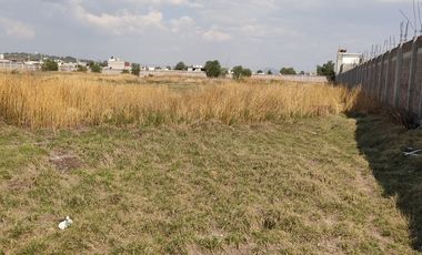 terreno en venta sobre la mexico pachuca libre, entrada a tizayuca con escrituras y servicios