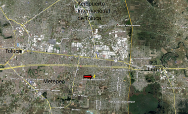 Excelente Terreno de 6,236 m2 en Venta Metepec CRU.333. H/H.60.V.A
