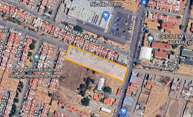 Renta de Terreno de 5,000 m² en Los Héroes Ixtapaluca – Ideal para Proyectos Comerciales y Residenciales
