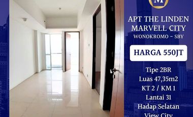 Apartemen The Linden Marvell City Wonokromo Surabaya Murah 2 BR dekat Ngagel Dinoyo