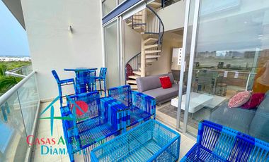 Depa en venta con terraza, jacuzzi privado y vista a las áreas comunes