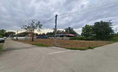 Land for sale, San Kamphaeng. Near Louis intersection Next to the road on two sides, 188 sq m./18,000 baht.