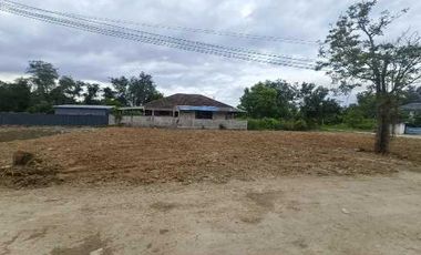 Land for sale, San Kamphaeng. Near Louis intersection Next to the road on two sides, 188 sq m./18,000 baht.