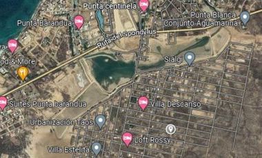 En venta terreno 257m2 TAOS Punta Blanca