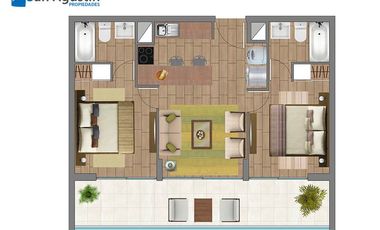 DEPTO AMOBLADO Y EQUIPADO ALTOS DE LIRCAY - TALCA