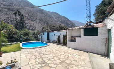 VENTA DE CASA DE CAMPO EN COCACHACRA, HUAROCHIRI