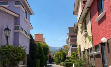 ACOGEDORA Y BELLISIMA CASA EN HERMOSO CONDOMINIO AL SUR DE LA CIUDAD;  A 3 MINUTOS DE LA FACULTAD DE ARTES Y DISEÑOS DE LA UNAM; A UNOS 15 MINUTOS DEL