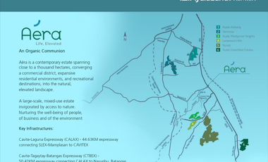 Billionaire's Row Ciela at Aera Heights 1370 sqm lot for Sale by Ayala Land Premier