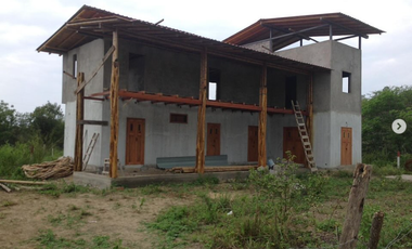 terreno en venta en Montañita, sector el tigrillo. De oportunidad! con construcción de 200mt
