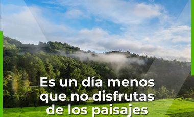 EXCELENTE OPOTUNIDAD PARA DESARROLLAR VIVIENDA CAMPESTRE
