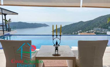 Casa en venta con alberca Infiniti privada, con jacuzzi, camastros, sombrillas y zona de asoleadero