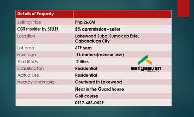 SEMI FURNISHED 2 STOREY HOUSE & LOT IN LAKEWOOD SUBD. CABANATUAN CITY