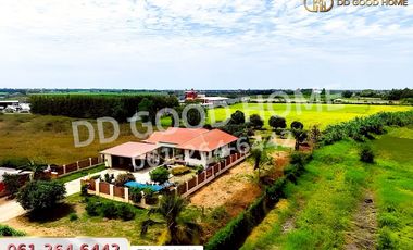FN-854248 Land with detached house, Ang Kaew, 2 rai 10 sq wah, Ang Thong, near PTT Pho Thong gas station