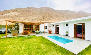 VENTA DE ACOGEDORA Y AMPLIA CASA DE CAMPO EN CONDOMINIO EL ENSUEÑO HUAROCHIRI