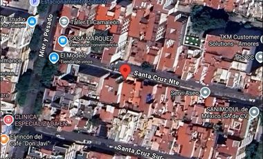 Casa en venta en calle Santa cruz Nte. col. Del Valle, Benito Juárez.  CDMX.                        CVMS