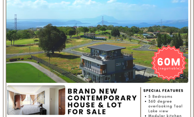 Overlooking Taal House & Lot at Tagaytay Midlands