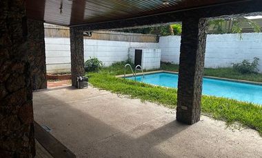 4BR Bungalow House with Pool For Rent in Merville, Pasay City