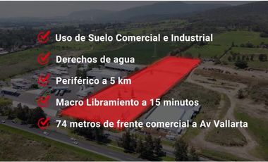 TERRENO CON EXCELENTE UBICACIÓN EN AV. VALLARTA