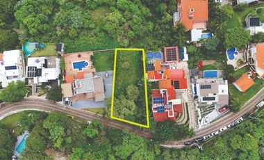 LAS CAÑADAS LOTE EN VENTA CON INCREIBLE VISTA Y LA ZONA PANORAMICA