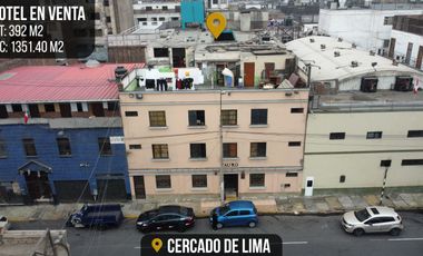 VENTA DE HOTEL EN EL CERCADO DE LIMA