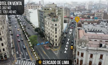 VENTA DE HOTEL EN EL CERCADO DE LIMA