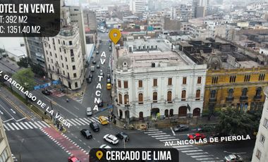 VENTA DE HOTEL EN EL CERCADO DE LIMA
