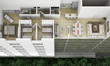 3 RECÁMARAS, 2 BAÑOS, 3 CAJONES, 100 M2, ARBOLADA DEL BOSQUE, ATIZAPÁN