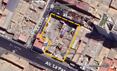 ¡Terreno en Esquina de 1120 m² Parámetro 11 pisos para proyecto