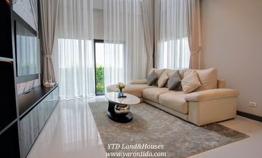 For Sale/Rent The City Bangna (new project) size L, large size, lots of usable space. Luxury detached house, new project, next to Mega-Bangna. near ma