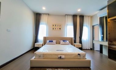 For Sale/Rent The City Bangna (new project) size L, large size, lots of usable space. Luxury detached house, new project, next to Mega-Bangna. near ma