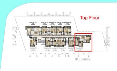 Unit 706, Rocco Condominium, 2-Bedroom, 7th Floor, 75.99sq.m