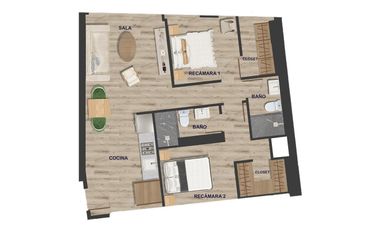 Departamento en renta, Insurgentes Sur, Roma Sur
