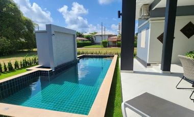 Seaside pool villa for sale! 3 bed 2 bath Salt pool, fully furnished, Ready to move in.  Price 6,600,000 baht