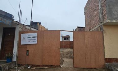 Venta terreno Huarangal Bajo S/ 120,000